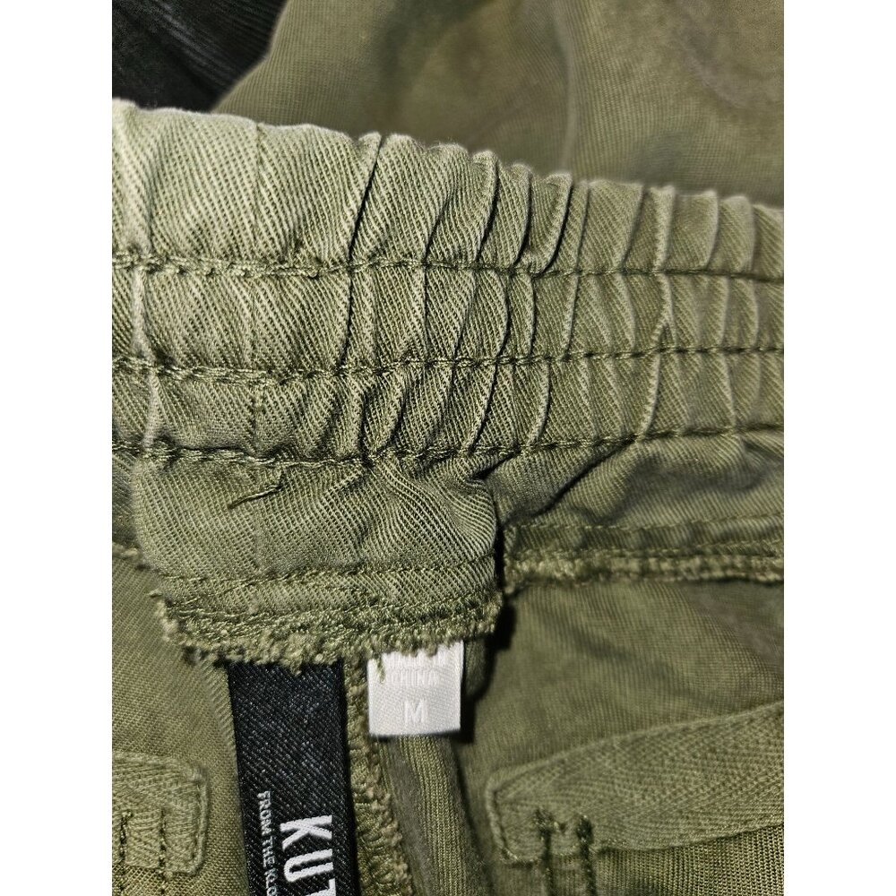 Kut From The Kloth Utility High Rise Jogger Green Women Size M - Picture 7 of 8